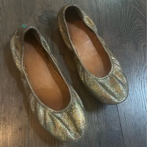 Tieks Flats Metallic Gold Starstruck 10